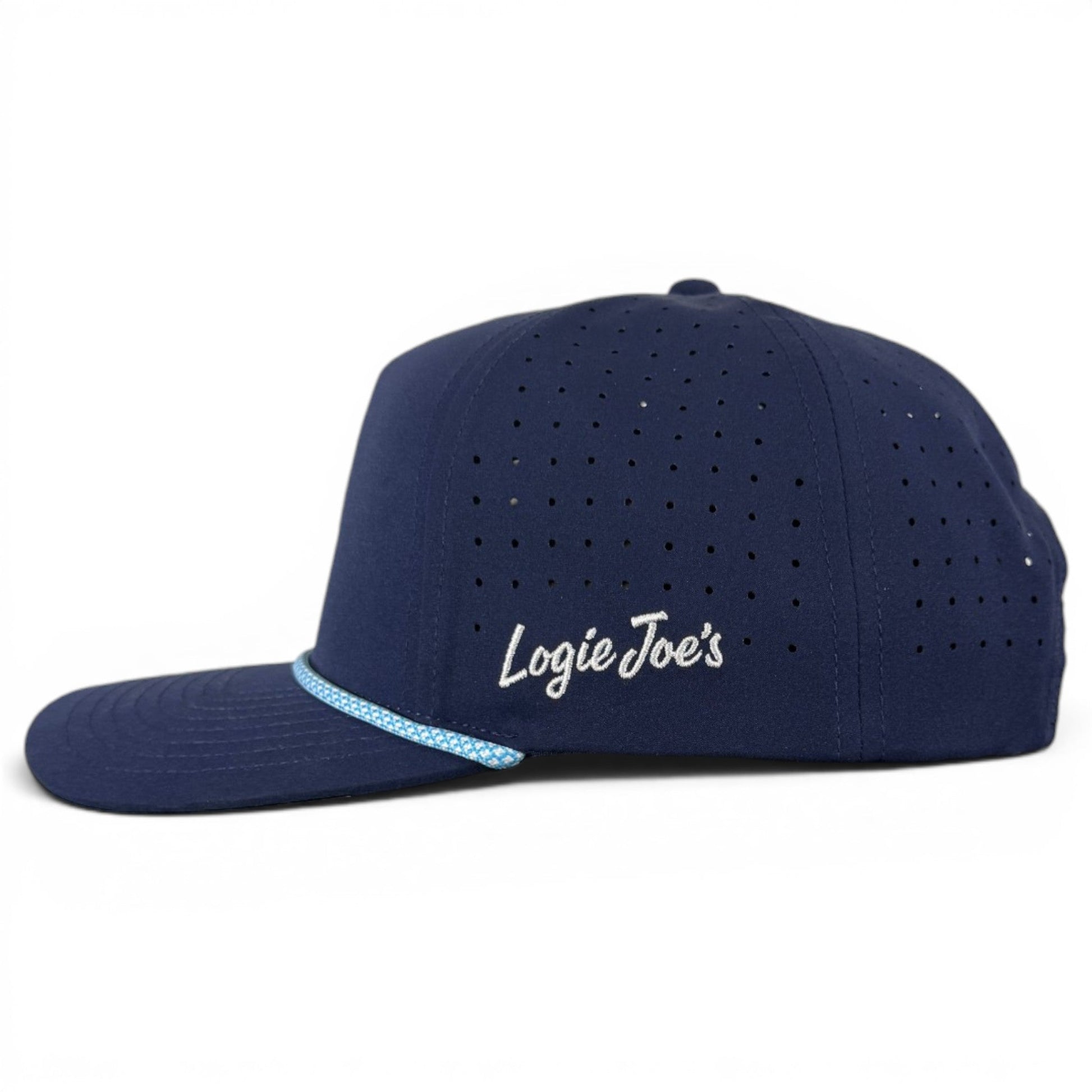 Zero Chill Yeti Golf Hat | Snapback Cap | Built-in Magnetic Ball Marker Holder + Marker Included | Adjustable Navy Abominable Snowman - Club Rehab