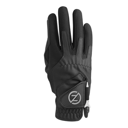 Zero Friction™ Men's Compression Golf Glove - Left Hand Black - Club Rehab