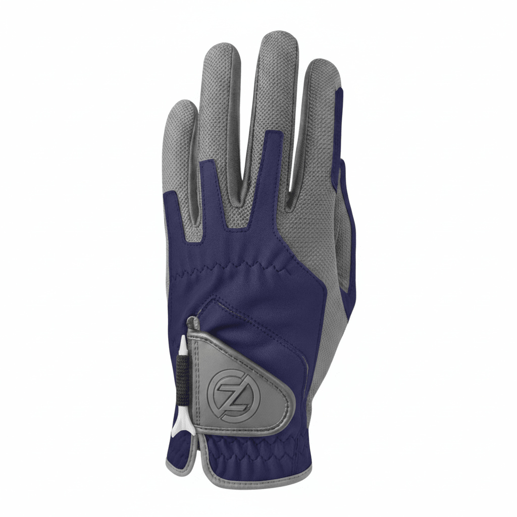 Zero Friction™ Men's Compression Golf Glove - Left Hand Blue - New Color Style! - Club Rehab