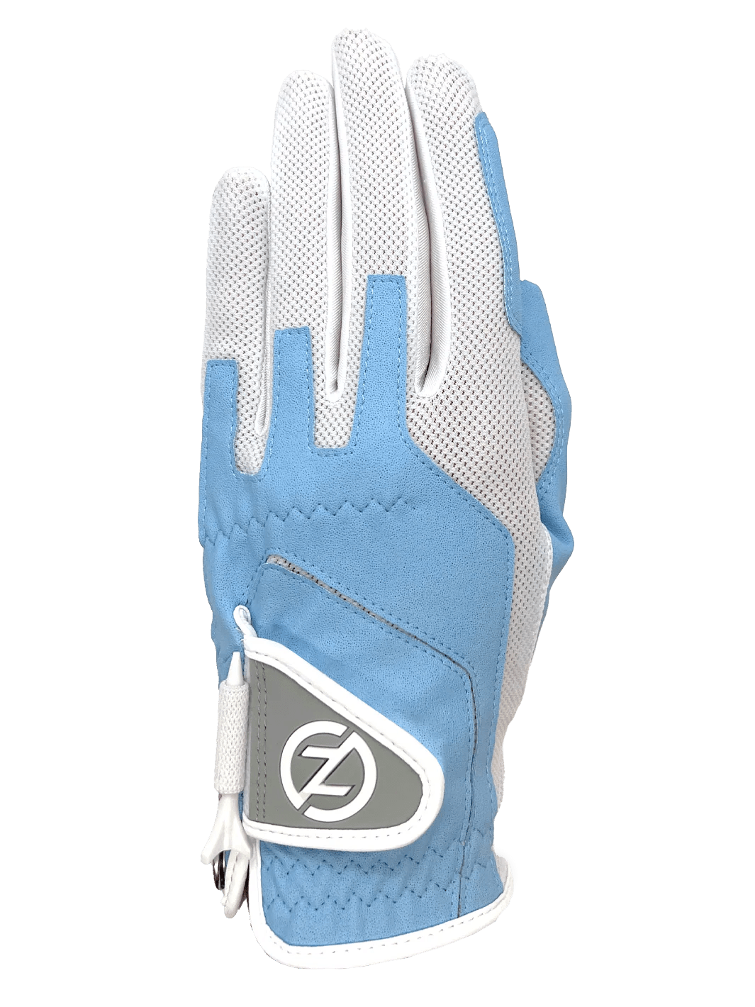 Zero Friction™ Women's Compression Golf Glove - Left Hand Carolina Blue - Club Rehab