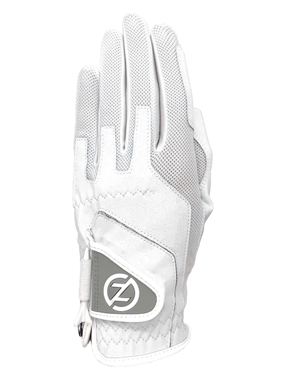 Zero Friction™ Women's Compression Golf Glove - Left Hand White - Club Rehab