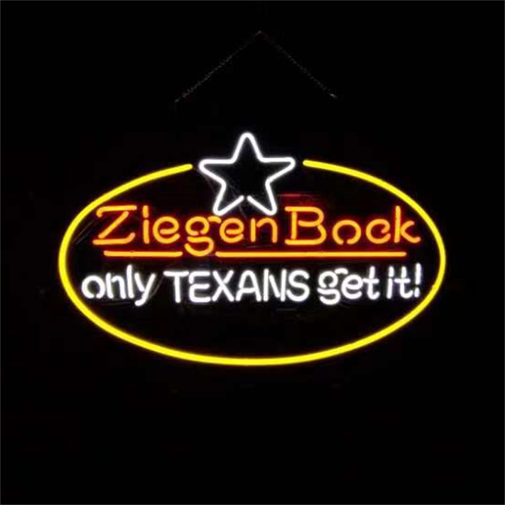 Ziegen Bock Only Texans Get it Neon Light Sign - Club Rehab