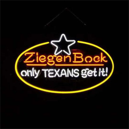 Ziegen Bock Only Texans Get it Neon Light Sign - Club Rehab