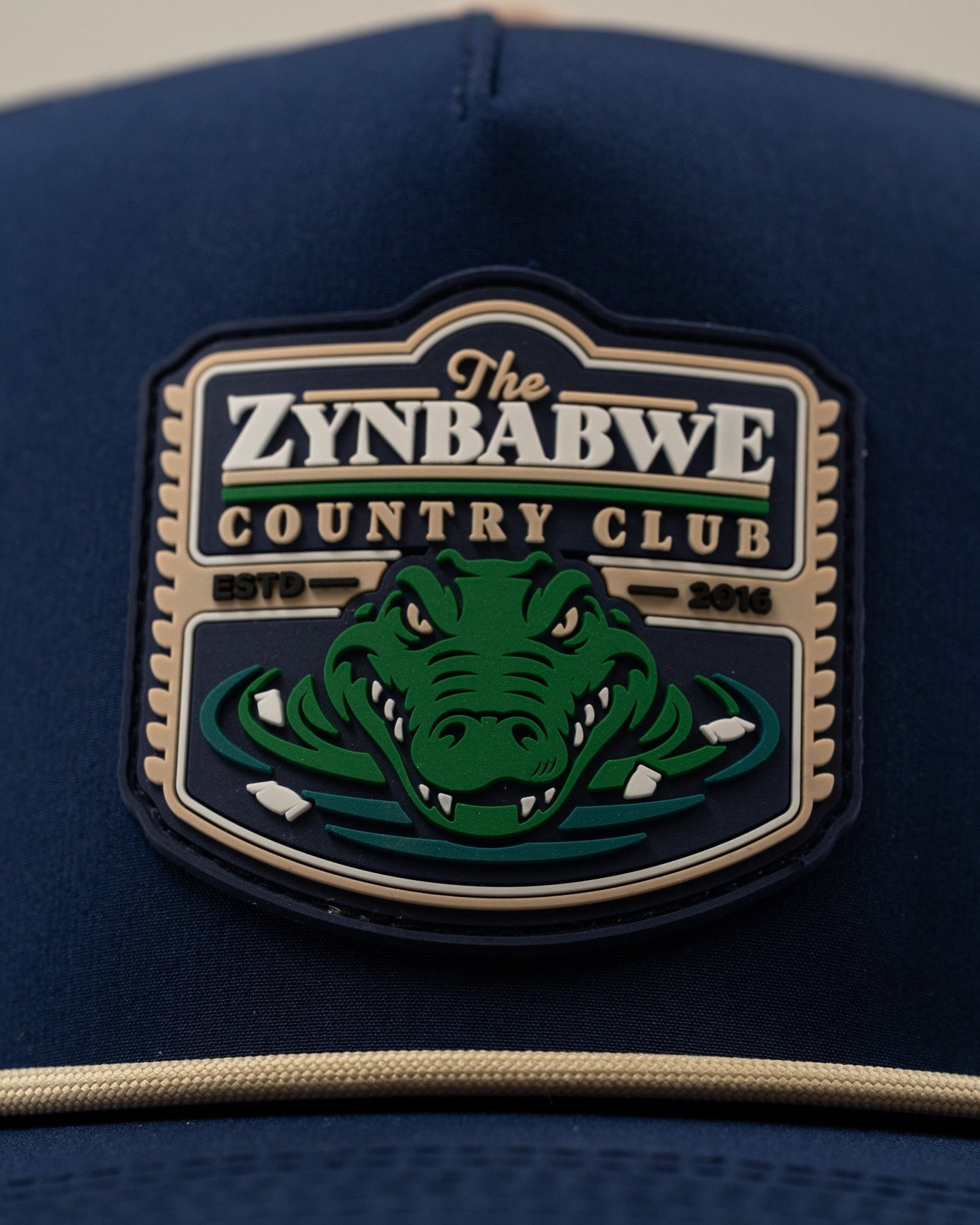 Zynbabwe Country Club Navy - Perforated Rope Hat - Club Rehab