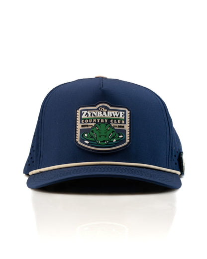 Zynbabwe Country Club Navy - Perforated Rope Hat - Club Rehab
