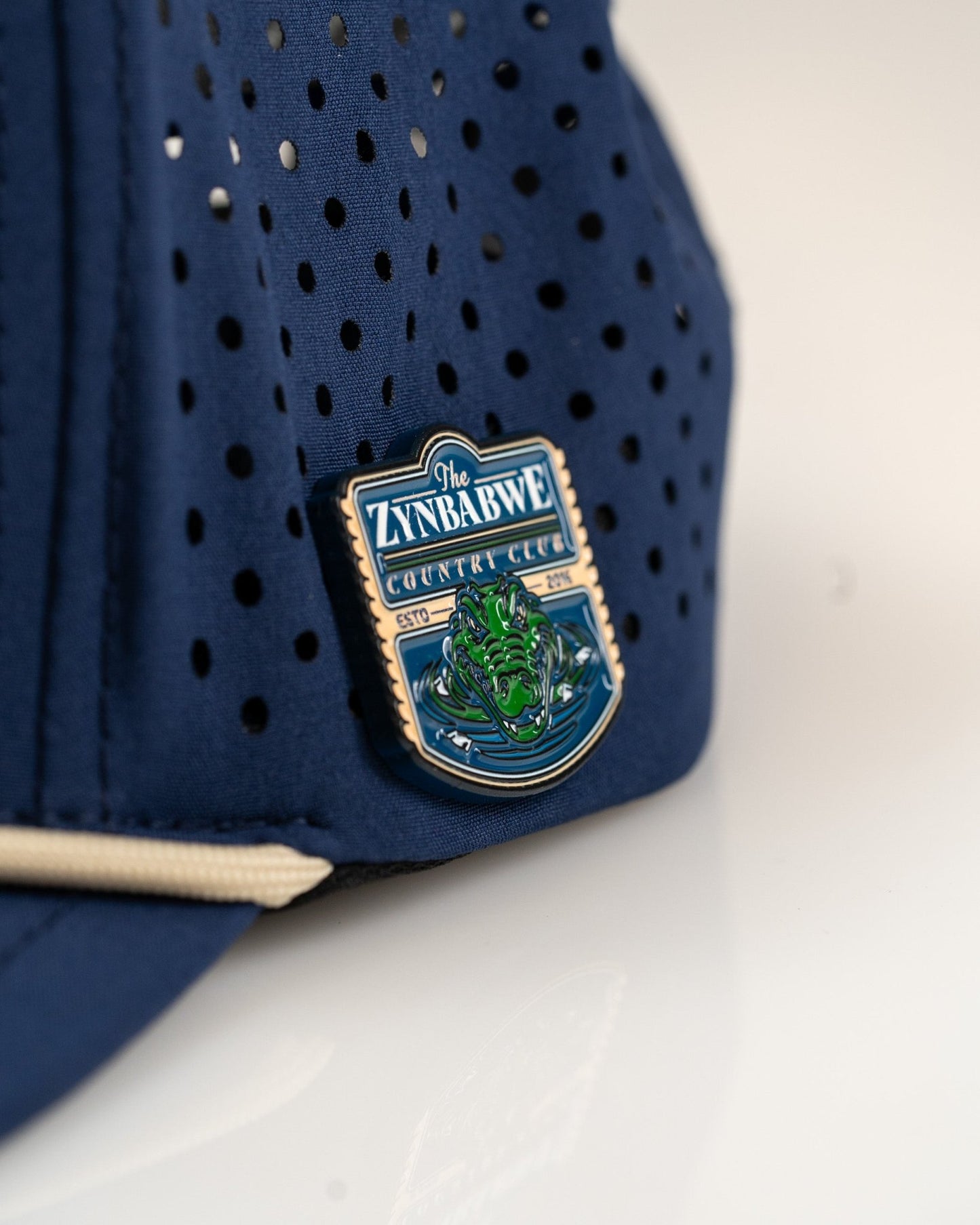 Zynbabwe Country Club Navy - Perforated Rope Hat - Club Rehab
