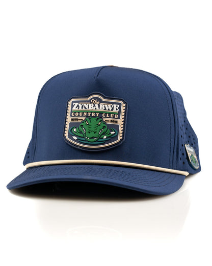 Zynbabwe Country Club Navy - Perforated Rope Hat - Club Rehab